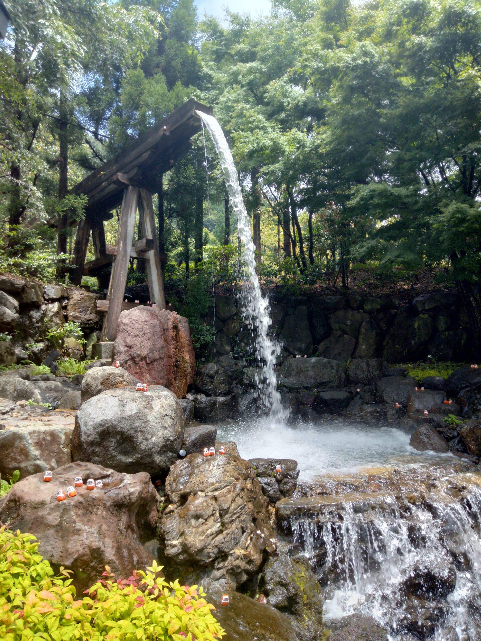 勝尾寺にある滝