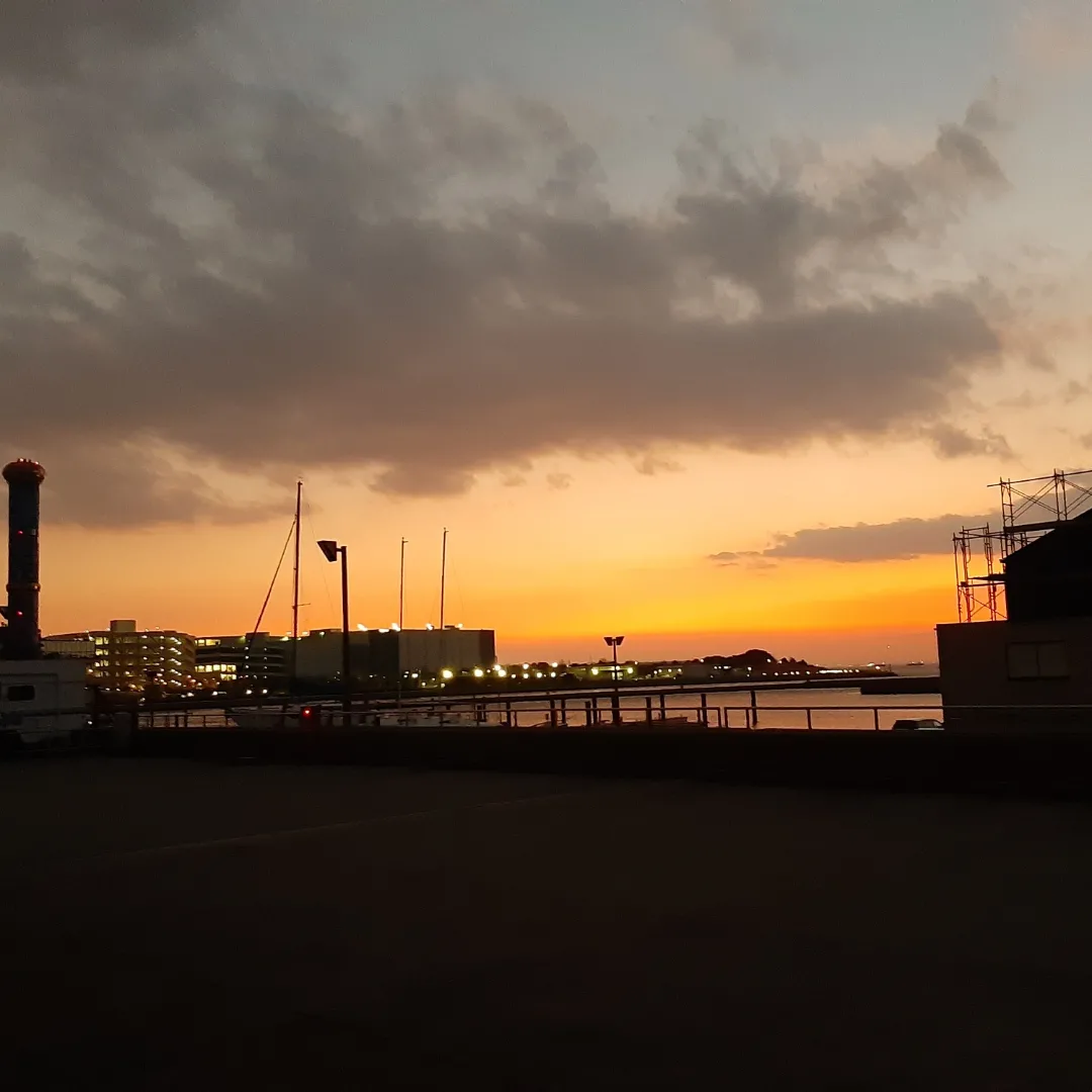 北港マリーナの夜景